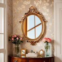 Miroir vintage doré