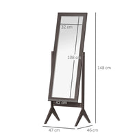 Petit miroir sur pied