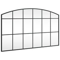 Miroir avec cadre en acier