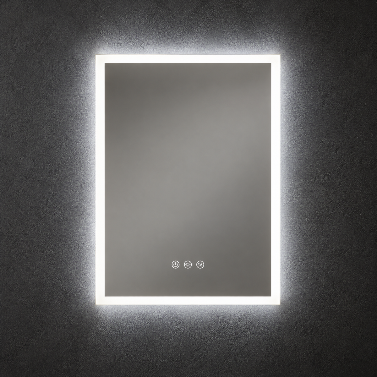 Miroir lumineux rectangulaire