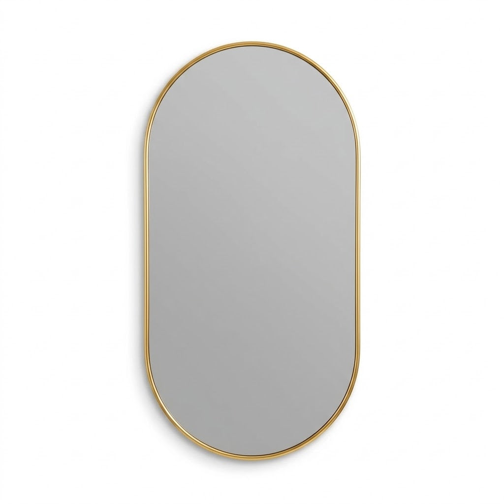 Miroir long ovale