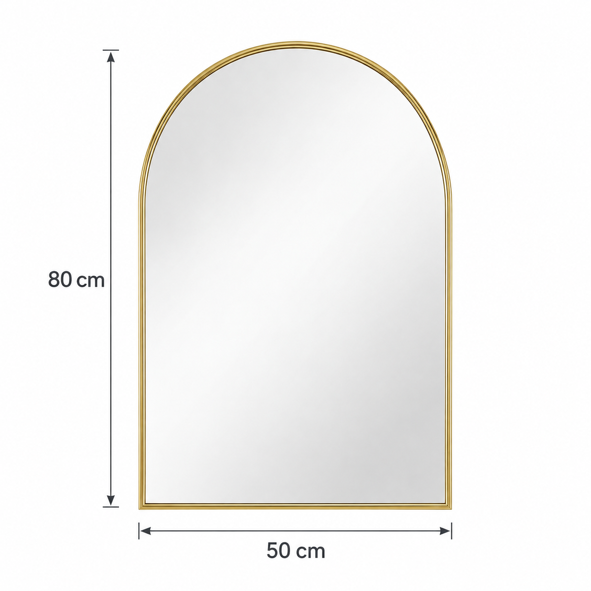 Miroir en aluminium