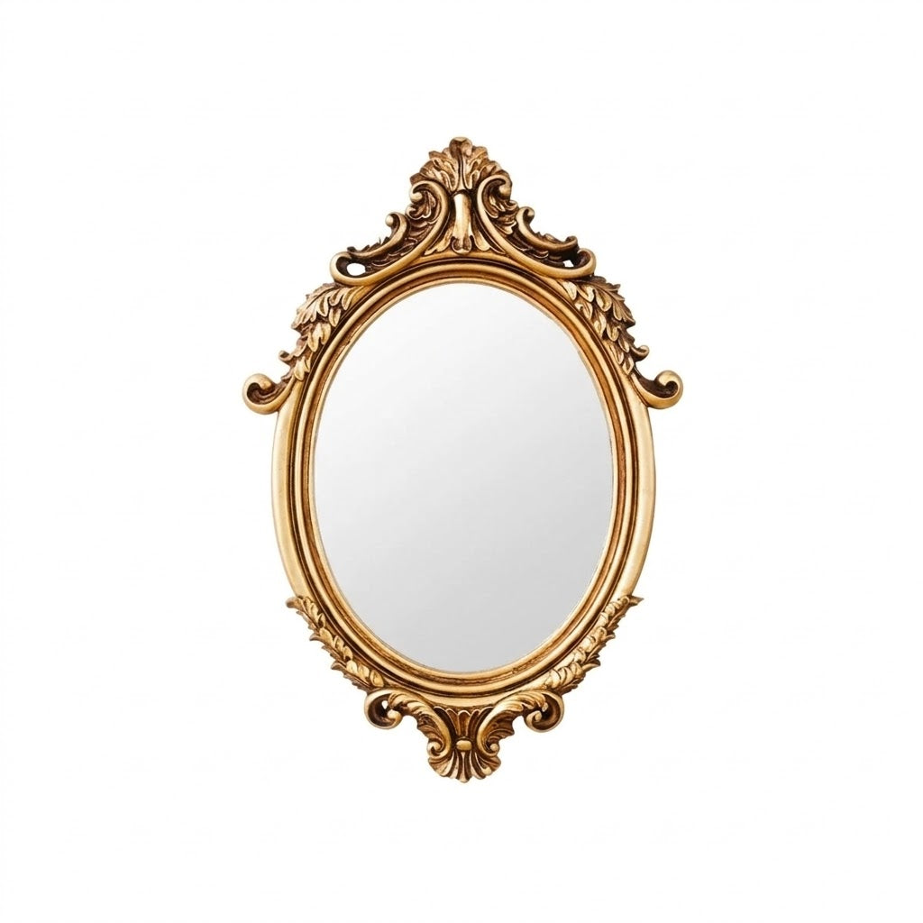 Miroir vintage doré