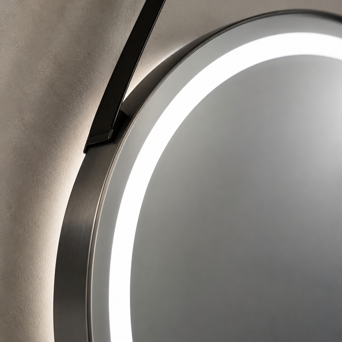 Miroir rond salle de bain lumineux