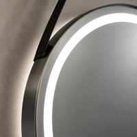 Miroir rond salle de bain lumineux