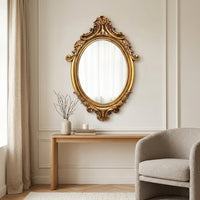 Miroir baroque doré