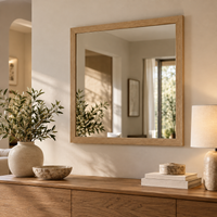 Miroir rectangulaire doré
