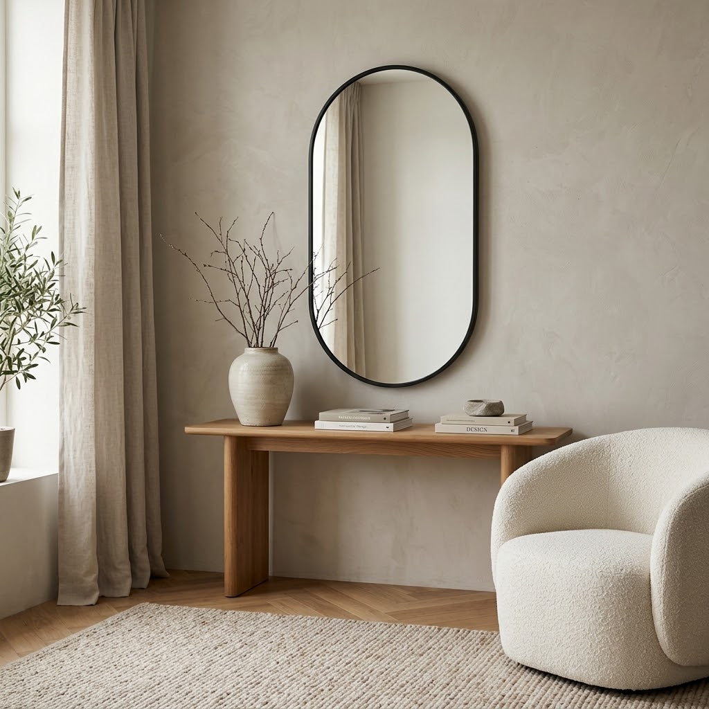 Miroir salle de bain arrondi