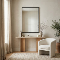 Miroir rectangle noir