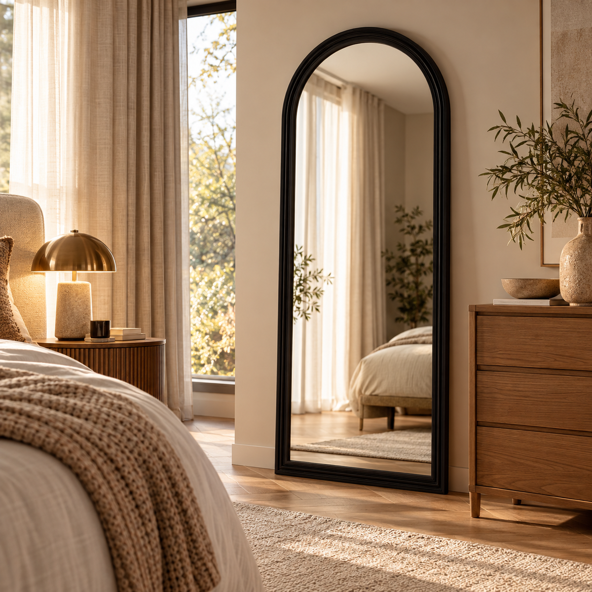 Miroir incurvé