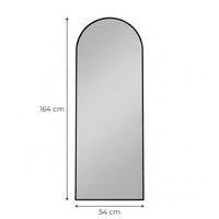 Miroir arrondi en haut